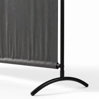 Outsunny Paravent Extérieur à Panneau Unique, Séparateur de Pièce de 180H cm avec Protection UV30+, Gris Foncé(m-13)
