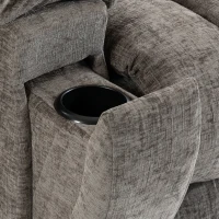 HOMCOM Relaxfauteuil met opstahulp, massage en warmte, seniorenfauteuil met brede diepe zitting en USB(m-10)