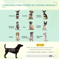 PawHut Cama Elevada para Perros Gatos Portátil Cama para Mascotas con Zona de Malla Transpirable y Tela Oxford para Interior Exterior 76x61x18 cm Azul(m-6)