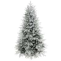 HOMCOM Besneeuwde kunstkerstboom 180 cm met 1920 takpunten en klapsysteem