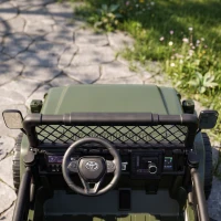 AIYAPLAY Kinder Elektroauto TOYOTA FJ 24V Elektroauto für Kinder mit Fernbedienung 200W Motor Lithium-Akku 2-Sitzer für 3-8(m-8)