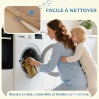AIYAPLAY Parcours motricité bébé 8PCS, module motricité Bébé en mousse avec housse en velours lavable 51 x 40 x 40 cm multicolore(m-5)