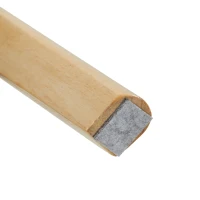 HOMCOM Lot de 4 Chaises de Salle à Manger, Chaises Cuisine, Assise Rembourrées en Lin, Dossier Incurvé, Gris et Bois Naturel(m-13)