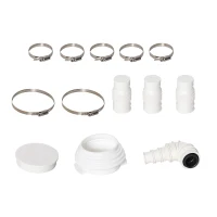 HOMCOM Hebeanlage Abwasserpumpe Fäkalienpumpe Haushaltspumpe für WC Dusche, 500W, 40 x 18,5 x 28 cm(m-5)