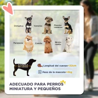 PawHut Carrito para Perros Pequeños con Ruedas Universales Cesta de Almacenaje Correas de Seguridad y Ventanas 67x45x96 cm Azul(m-4)