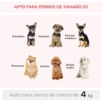 PawHut Transportín 2 en 1 para Mascotas Mochila o Carrito de Viaje para Perro y Gato con 2 Ruedas con Asa retráctil de Aluminio y Bolsillos 42x25x55 cm Rojo(m-8)