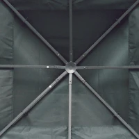 Outsunny Tetto di Ricambio per Gazebo 3x3m a 2 Livelli e Resistente ai Raggi UV, Grigio Antracite(m-8)