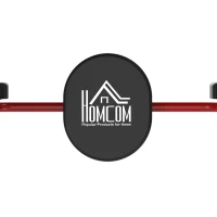 HOMCOM Estación Dip Torre de Dominadas para Hogar Oficina Gimnasio Altura Ajustable con 6 Orificios Tubo de Acero Soporta hasta 120 kg 94x80,5x180-230 cm Negro(m-9)