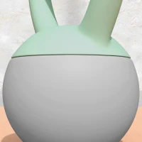 SPORTNOW Pesa Rusa 8 kg Kettlebell Relleno de Arena Metálica Mango Antideslizante para Casa 19x19x28 cm Verde y Gris(m-8)