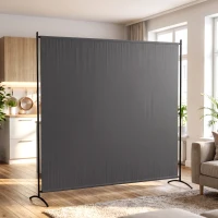 Outsunny Paravent Extérieur à Panneau Unique, Séparateur de Pièce de 180H cm avec Protection UV30+, Gris Foncé(m-15)