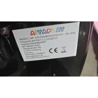 AIYAPLAY Motocicleta Elétrica Infantil Vespa PX150 12 V com Bateria de Lítio 35 W 2 Motores 25° Limitação de Direção para 3-6 Anos(m-4)