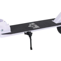 HOMCOM Patinete Plegable para Niños de 7-14 Años Scooter Infantil Manillar Ajustable en Altura de 4 Niveles con Freno Blanco(m-9)
