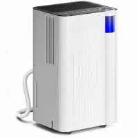 HOMCOM 12L/Day Dehumidifier, with Filter - White(m-1)