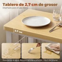 HOMCOM Estantería de Cocina con 3 Cestas Extraíbles Mueble Auxiliar de Cocina con 2 Puertas Estante Abierto 100x35x80 cm Roble(m-6)