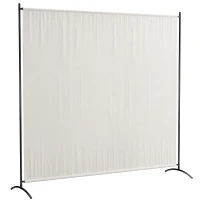Outsunny Paravent Extérieur à Panneau Unique, Séparateur de Pièce de 180H cm avec Protection UV30+, Beige(m-1)