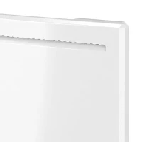 HOMCOM Smart Panel Heater Wall Mounted/Freestanding, Electric Heater with Weekly Timer, Open Window & Anti-Frost, 2000W, White(m-12)
