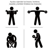 HOMCOM Conjunto de Mancuernas Ajustables de 30kg Juego de Pesas con Discos de 2,5/1,5 kg y Barras de Conexión de 2 kg Kit de Entrenamiento para Gimnasio en Casa(m-7)
