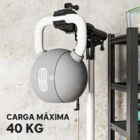 HOMCOM Soporte para Reparación de Bicicletas Ajustable con Bandeja Magnética y Altura Regulable 82x106x107-160 cm Negro(m-7)