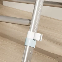 HOMCOM Foldable Shower Chair with Flip-Up Armrests, Shower Stool with Adjustable Height, Tool-Free Assembly, 136 kg(m-13)