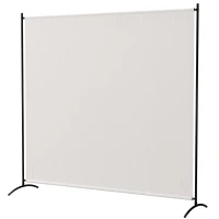 Outsunny Paravent Extérieur à Panneau Unique, Séparateur de Pièce de 180H cm avec Protection UV30+, Beige(m-14)