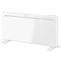 HOMCOM Smart Panel Heater Wall Mounted/Freestanding, Electric Heater with Weekly Timer, Open Window & Anti-Frost, 2000W, White(m-1)
