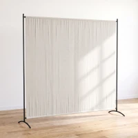 Outsunny Paravent Extérieur à Panneau Unique, Séparateur de Pièce de 180H cm avec Protection UV30+, Beige(m-2)