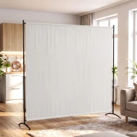 Outsunny Paravent Extérieur à Panneau Unique, Séparateur de Pièce de 180H cm avec Protection UV30+, Beige(m-11)