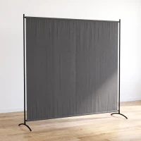 Outsunny Paravent Extérieur à Panneau Unique, Séparateur de Pièce de 180H cm avec Protection UV30+, Gris Foncé(m-2)