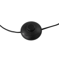 HOMCOM Vloerlamp woonkamer 40 W met voetschakelaar, 3 x E14-fitting, voor slaapkamer of kantoor, zilver, zonder lichtbronnen(m-12)