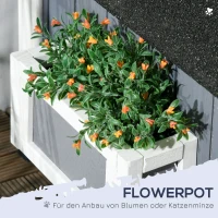 PawHut kattenhuis, dennenhout, kattenhuis, kattengrot, huisje voor kleine dieren, buiten(m-5)