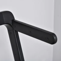HOMCOM Cinta de Correr y Andar Eléctrica 2 en 1 Plegable 1-12km/h Caminar 1-4km/h con Control Remoto Pantalla LED Dual Bluetooth y Superficie de Carrera para Gimnasio Casa 134x66x107 cm Negro(m-9)