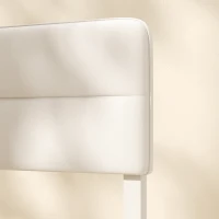 HOMCOM Bedframe 140 x 200 cm met verstelbaar hoofdbord, gestoffeerd bed in linnenlook met 12 multiplex latten - Beige(m-11)