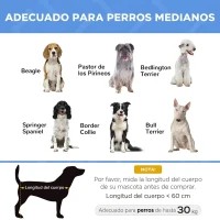PawHut Cama Elevada para Perros Refrescante y Transpirable Cama para Perros Grandes 92x76x18 cm para Interior Exterior Azul(m-7)