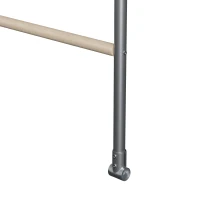PawHut Zitladder voor Kippen, 4 Zitstangen, Weerbestendig, voor 4-6 Kippen, Staal/Hout(m-11)