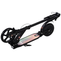 HOMCOM Patinete Eléctrico para Mayores de 14 Años E-Scooter Plegable Manillar Ajustable 12 km/h Batería Recargable 22,6V Monopatín 150W Carga 100kg(m-4)