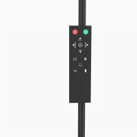 HOMCOM Lámpara de pie LED Regulable 42W 4840 lúmenes Lector Ajustable y Estante Lámpara de pie para salón 2700K-6000K Mando remoto Negro(m-8)