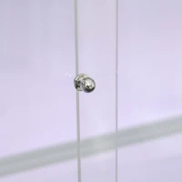 PawHut Aluminium Reptielenbox met Ventilatie - Wit+Zilver+Zwart - Ideaal voor Hagedissen, Slangen - 120 x 40 x 40 cm(m-9)