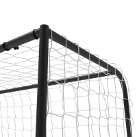 SPORTNOW Football Goal, 6 x 4ft Football Net with Ground Stakes and Metal Frame, Training Equipment for Indoor Outdoor Play(m-11)
