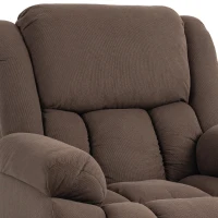 HOMCOM Fauteuil Releveur Électrique, Massage et Chauffage, Repose-Pieds, Dossier Inclinable, Télécommande, 93x104x100cm, Marron(m-10)