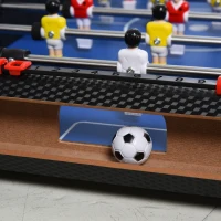 HOMCOM 29 Inch Mini Tabletop Football Foosball Gaming Table  Play Fun Game 74.5L x 36.1W x 12H CM(m-8)