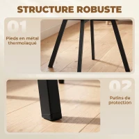 HOMCOM Lot de 2 Chaises de Salle à Manger Pivotantes à 360°, Chaises Cuisine Rembourrée en Chenille, Dossier Incurvé, Vert(m-7)