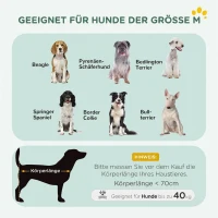 PawHut Hundekäfig klappbar Hundebox mit 2 Türen, Transportkäfig mit ausziehbare Bodenschale Kissen 106 x 71,5 x 76 cm Schwarz(m-6)