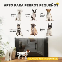 PawHut Barrera para Perros Retráctil 0-140 cm Barrera de Seguridad con Interruptor de Cierr para Puertas y Escaleras Negro(m-9)