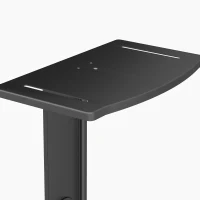 HOMCOM Soporte TV Móvil 81-191 cm con Altura Ajustable y Estante(m-9)