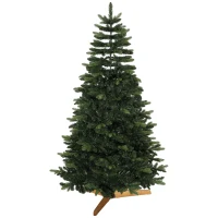 HOMCOM Árvore de Natal Artificial Abeto Nobre 1161 Ramos 210cm Verde(m-1)