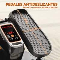 SPORTNOW Mini Elíptica Eléctrica Silencioso con 12 Velocidades Modo Manual y Automático Control Remoto y Pantalla LED Negro(m-7)