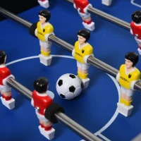 HOMCOM 29 Inch Mini Tabletop Football Foosball Gaming Table  Play Fun Game 74.5L x 36.1W x 12H CM(m-9)