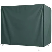 Outsunny Housse de protection pour balancelle de jardin housse de balancelle de jardin toile oxford 177 x 114 x 152 cm vert foncé(m-16)