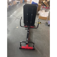 SPORTNOW 3-in-1 Bein-Extensionsgerät, Tragfähigkeit 300 kg, verstellbare Rückenlehne & Positionen, Freihantelscheiben, 163x58x118 cm, Rot(m-1)