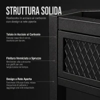 HOMCOM Portabottiglie da Parete con Luci LED e Porta Calici Stile Industriale, 100x15x80 cm, Nero(m-7)